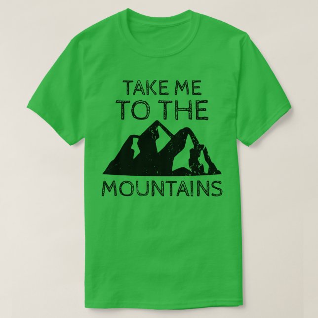 Hiking Mountains Outr T-Shirt (Design Front)