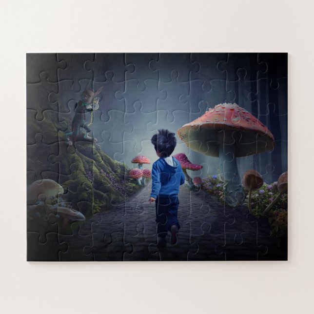 Hiking Mushroom Path Jigsaw Puzzle (Horizontal)
