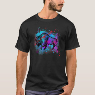 Hiking National Park Buffalo Outdoor Bison T-Shirt