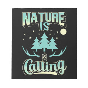 Hiking Nature Is Calling Notepad