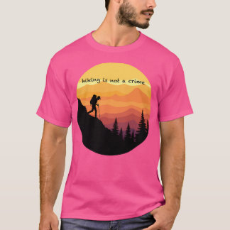 Hiking Nature Vintage Mountain Camping Active T-Shirt