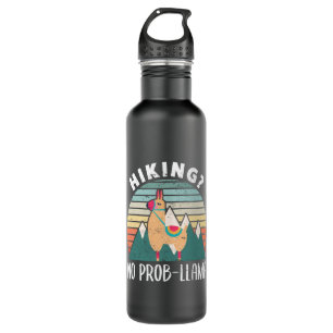 Hiking No Prob-LLama Funny Llama Alpaca 710 Ml Water Bottle