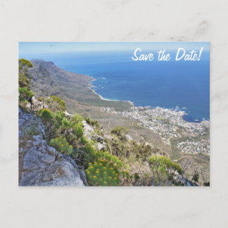 Hiking on Table Mountain- View over Camp's Bay Postcard