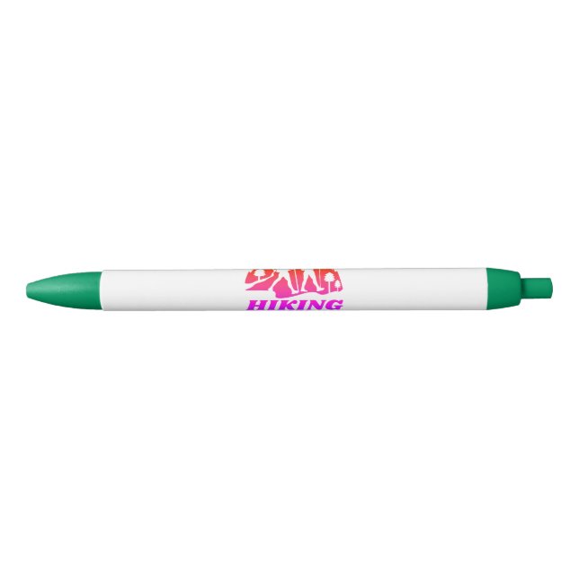 Hiking or Trekking Black Ink Pen (Front)