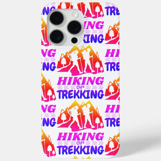 Hiking or Trekking Case-Mate iPhone Case (Back)