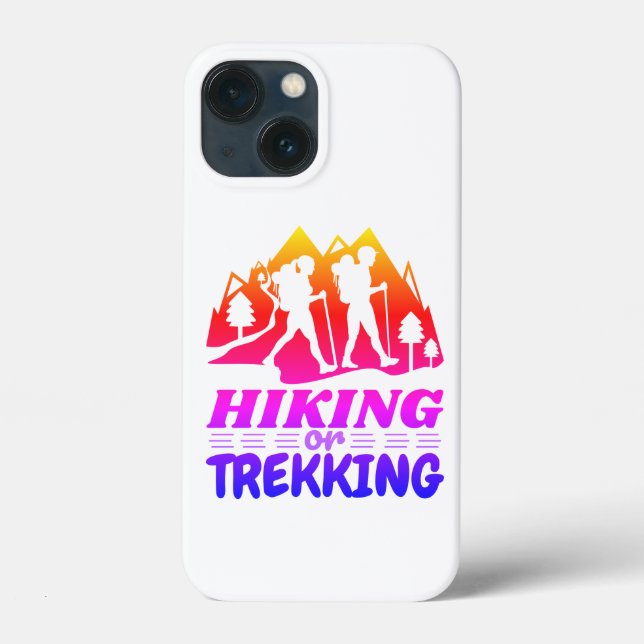 Hiking or Trekking Case-Mate iPhone Case (Back)