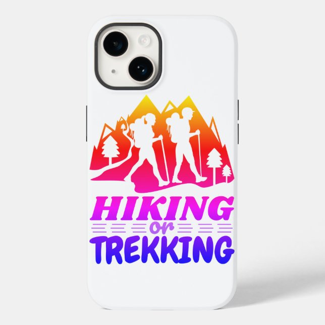 Hiking or Trekking Case-Mate iPhone Case (Back)