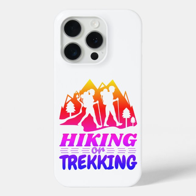 Hiking or Trekking Case-Mate iPhone Case (Back)