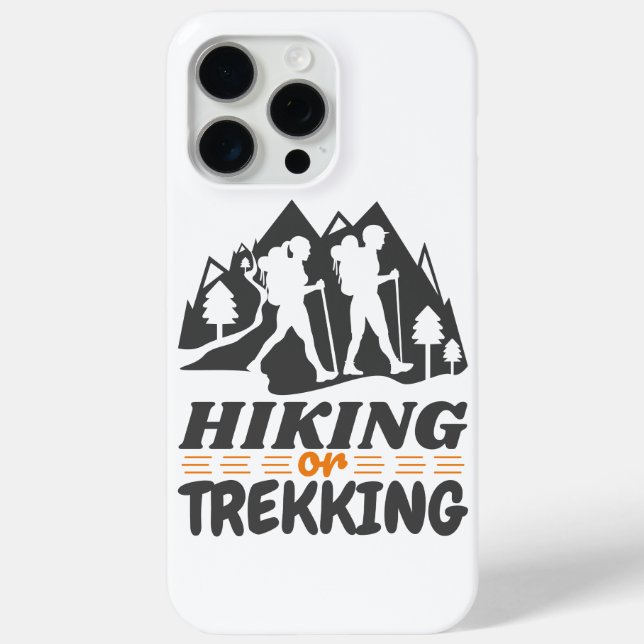 Hiking or Trekking Case-Mate iPhone Case (Back)