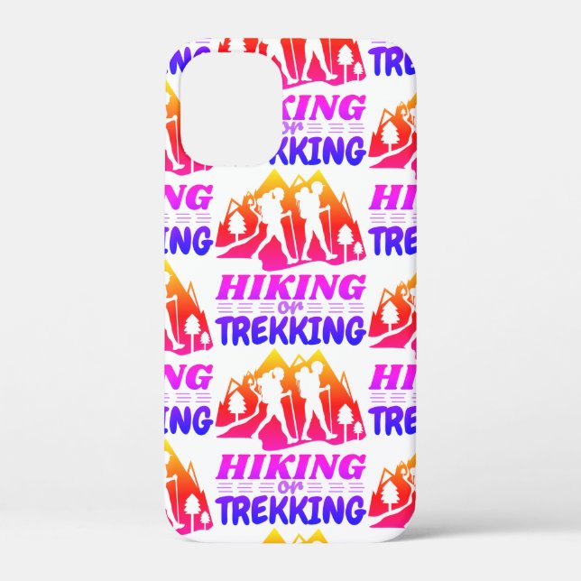 Hiking or Trekking Case-Mate iPhone Case (Back)