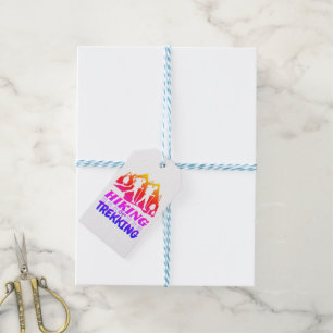 Hiking or Trekking Gift Tags