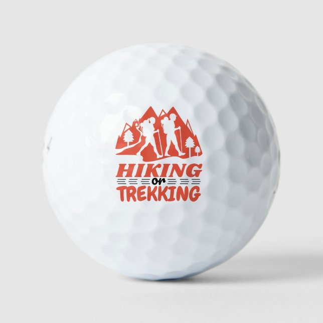 Hiking or Trekking Golf Balls (Front)