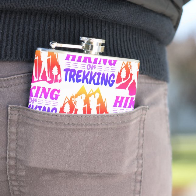 Hiking or Trekking Hip Flask (In Situ)