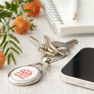 Hiking or Trekking Key Ring