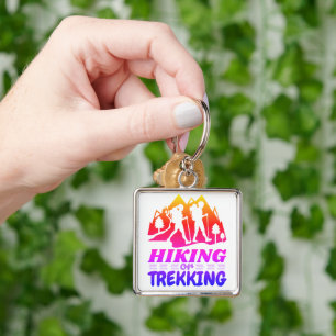 Hiking or Trekking Key Ring