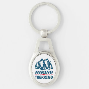 Hiking or Trekking Key Ring