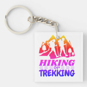Hiking or Trekking Key Ring
