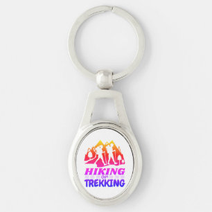 Hiking or Trekking Key Ring