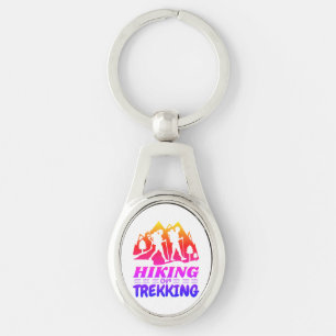 Hiking or Trekking Key Ring