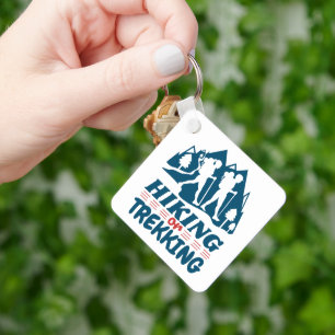 Hiking or Trekking Key Ring