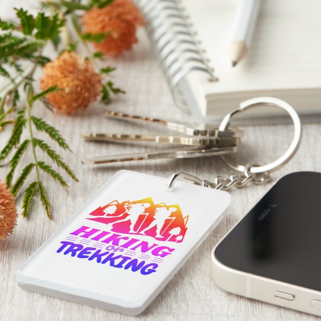 Hiking or Trekking Key Ring (Front Right)