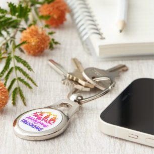 Hiking or Trekking Key Ring