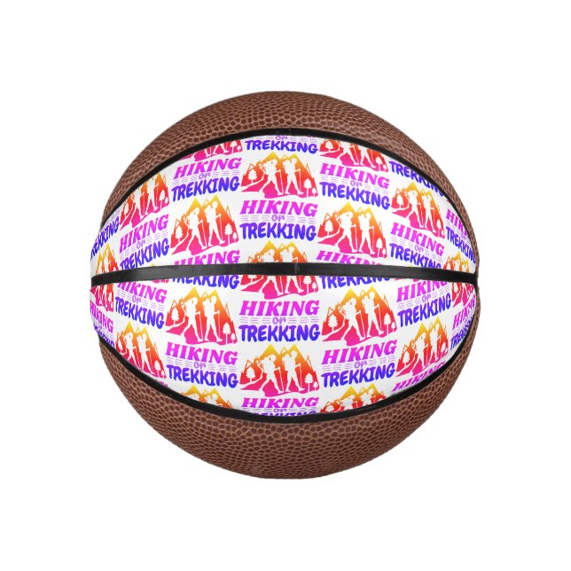 Hiking or Trekking Mini Basketball (Front)