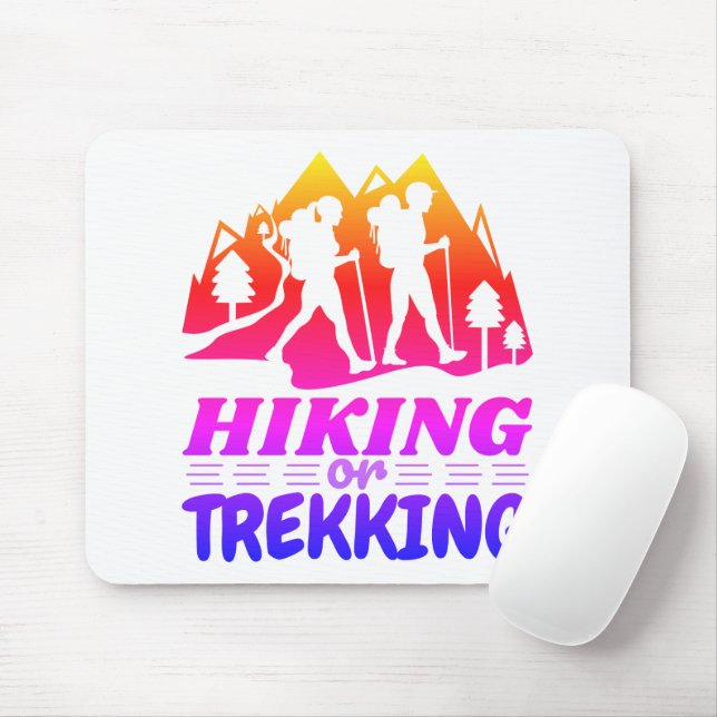 Hiking or Trekking Mouse Pad (With Mouse)