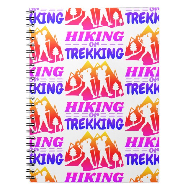 Hiking or Trekking Notebook (Front)