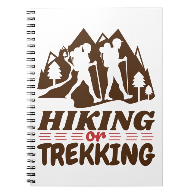 Hiking or Trekking Notebook (Front)