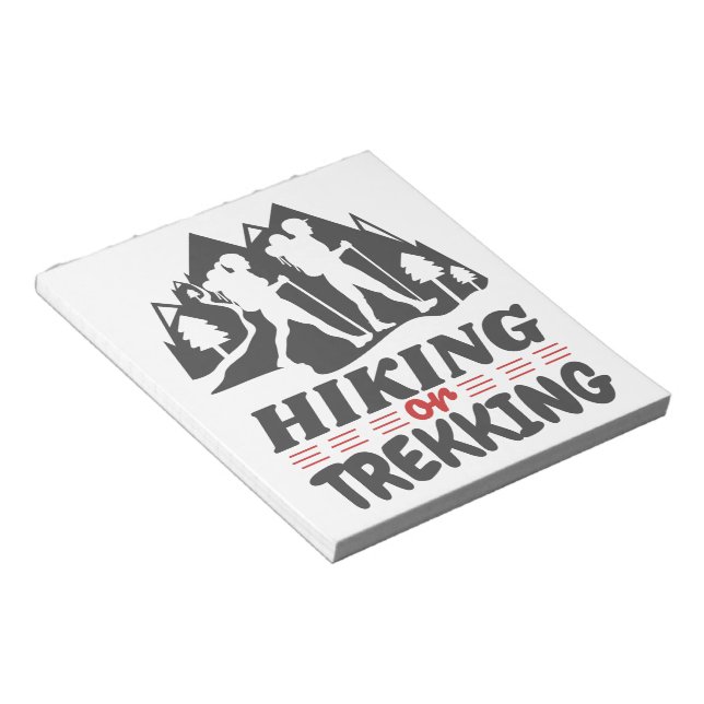 Hiking or Trekking Notepad (Angled)