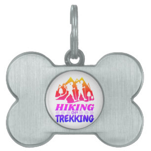 Hiking or Trekking Pet ID Tag