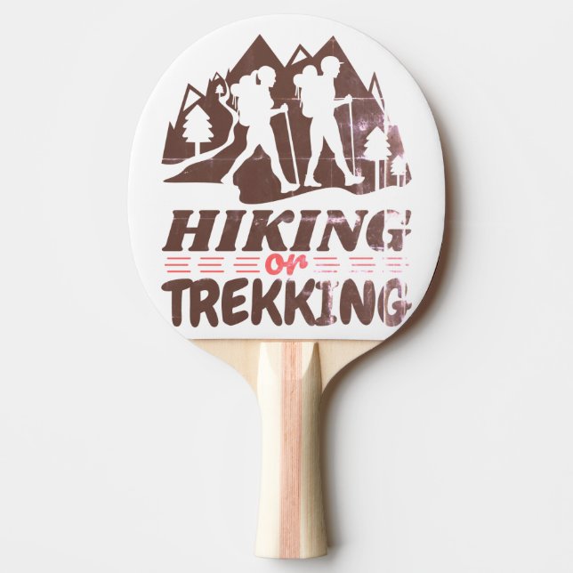 Hiking or Trekking Ping Pong Paddle (Front)