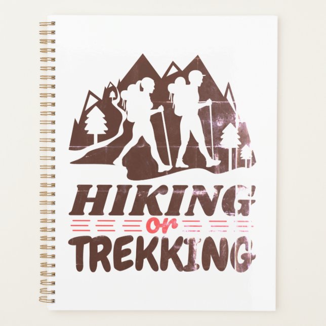 Hiking or Trekking Planner (Front)