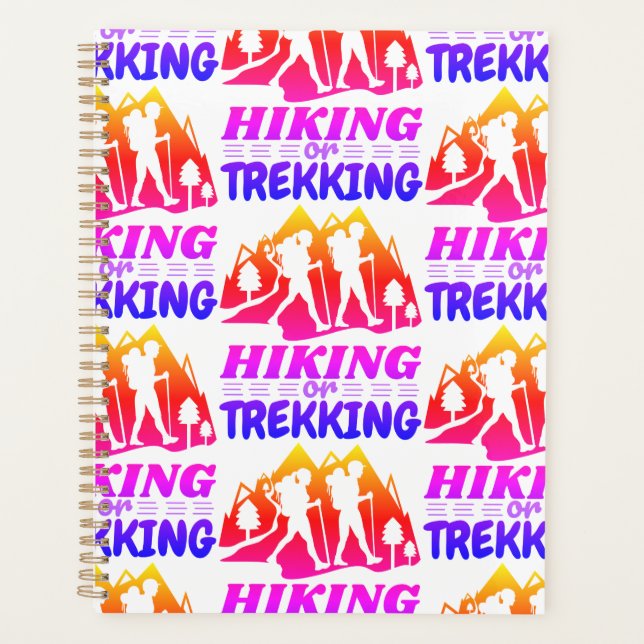 Hiking or Trekking Planner (Front)