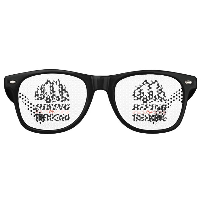 Hiking or Trekking Retro Sunglasses (Front)