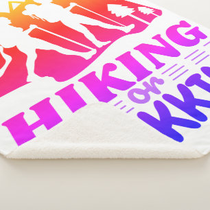 Hiking or Trekking Sherpa Blanket