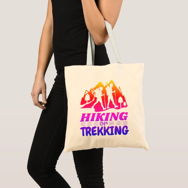 Hiking or Trekking Tote Bag (Front (Product))
