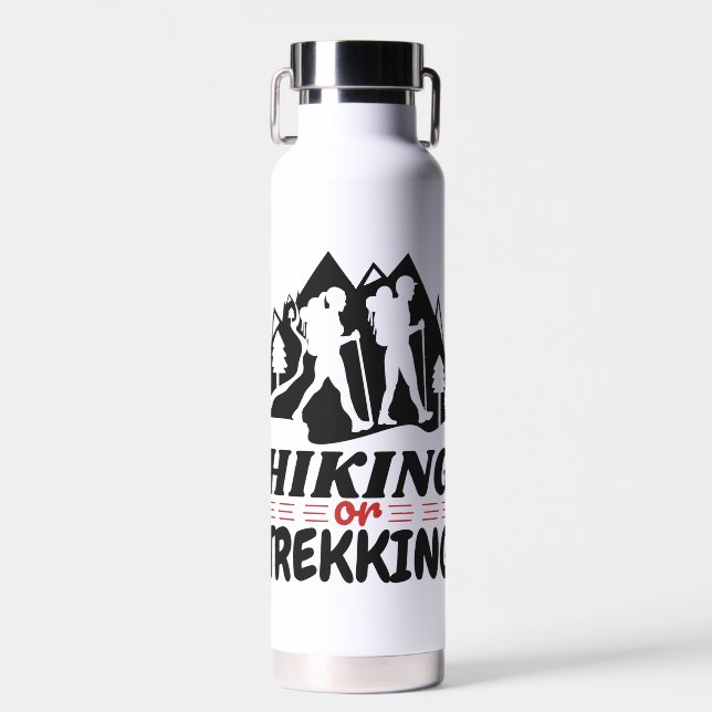 Hiking or Trekking Water Bottle (Front)