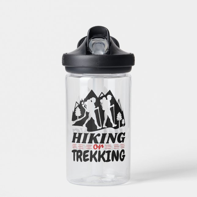Hiking or Trekking Water Bottle (Front)
