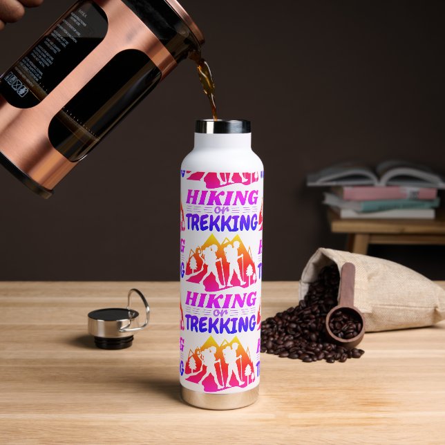 Hiking or Trekking Water Bottle (Coffee)