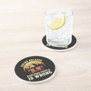 Hiking Outdoor Funny Hiker Coaster
