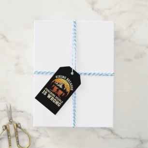 Hiking Outdoor Funny Hiker Gift Tags