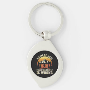 Hiking Outdoor Funny Hiker Key Ring