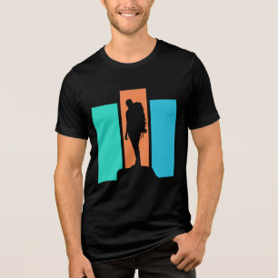 Hiking Outdoors Nature Adventure Exploration Tri-Blend Shirt