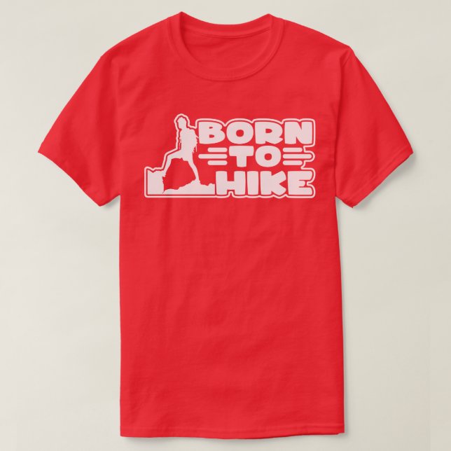 Hiking Rock Climbing T-Shirt (Design Front)
