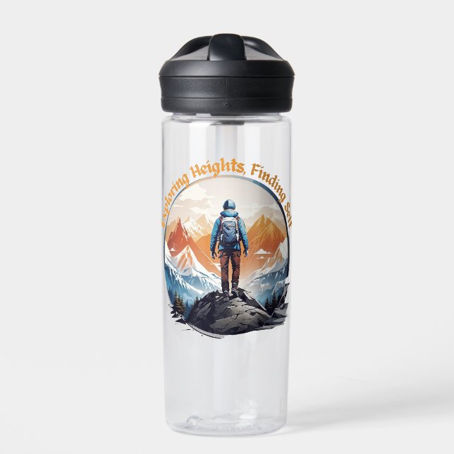 Hiking Shirt | Vacation Shirt | Adventure Water Bottle (Front)