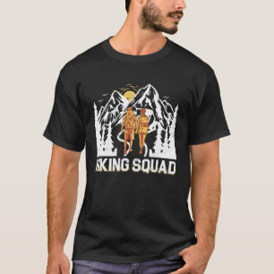 Hiking Squad Camping Hiking Team Outdoor Activity T-Shirt