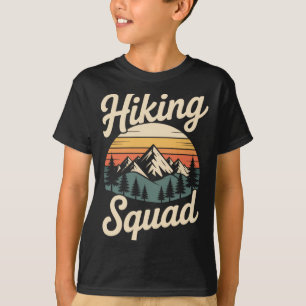 Hiking Squad Retro Mountain Camng Hiking Trip T-Shirt