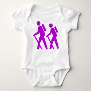 Hiking Symbol Baby Bodysuit